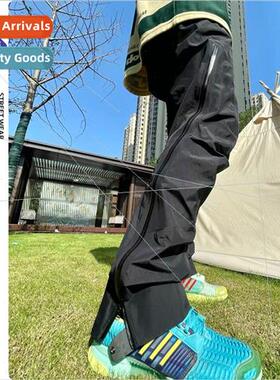 Sunscreen rushing pants American high set side zipper functi