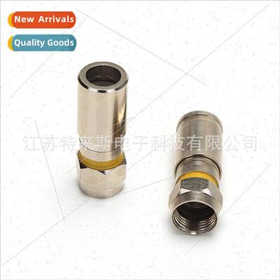 Copper metric-fractional RG6 two-four shielded extruded head