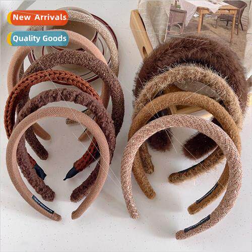 Autumn Winter Merad Wind Hair Bands Curry Set Hair Cards Hea