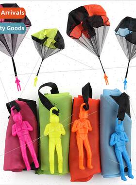 Children hthrown soldier parachute indoor outdoor sports air