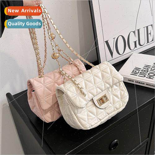 diamond lattice chain small square bag female nd versatile f
