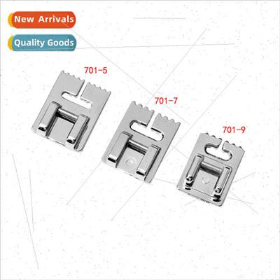 Flatcar crimping presser foot chiffon fabric presser foot cr