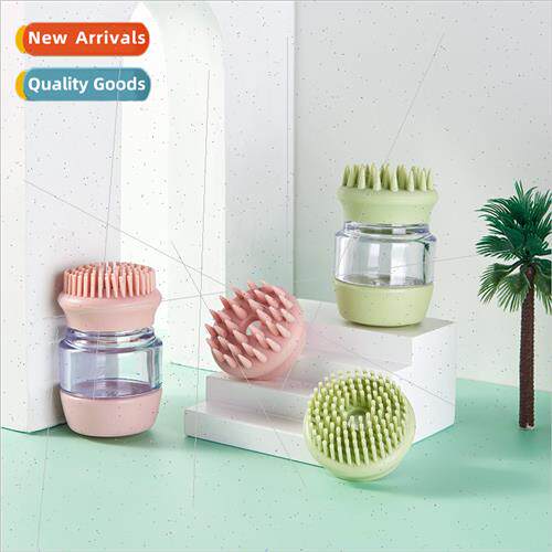 New pet multi-purpose silicone bath massage brush dog hair r