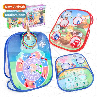 Children indoor outdoor parent-child interactive throwing to
