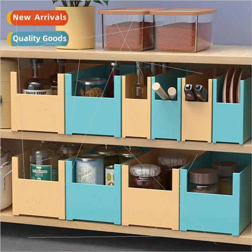 Home desktop organizer kchen bedroom cabinet square plastic