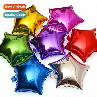 18 inch five-pointed star aluminum film aluminum foil balloo