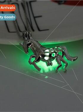 Korea steed unicorn alloy collarbone chain simple necklace f