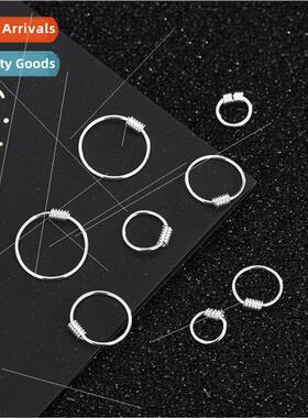 S925 silver universal earrings适用men women Korea fashion tr