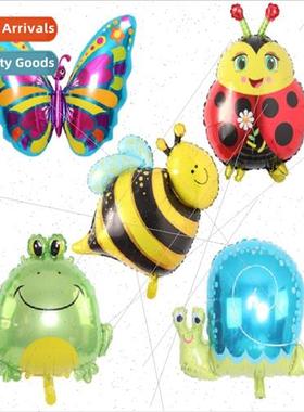 Large ladybug cartoon insect bee snail frog butterfly modeli