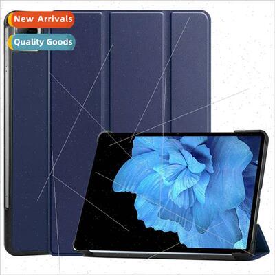 适用Vivo Pad 11 inch Tablet Case Caster Tri-fold Solid Color