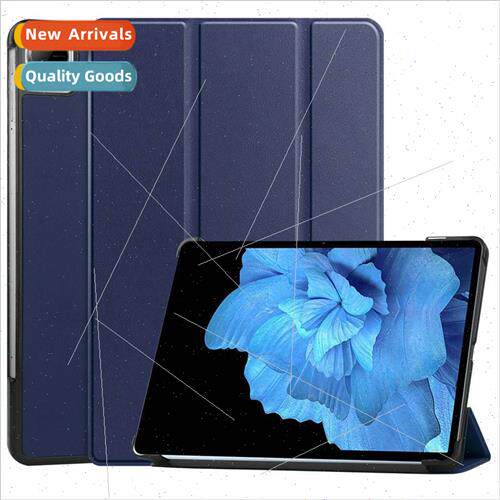 适用Vivo Pad 11 inch Tablet Case Caster Tri-fold Solid Color