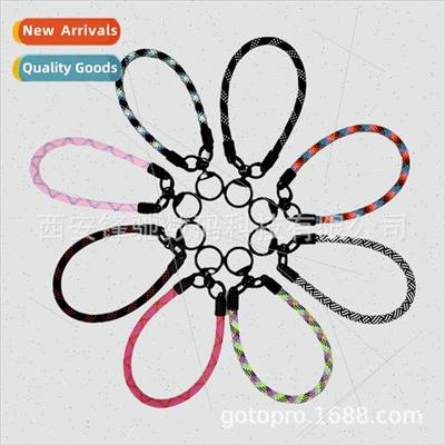 Mountaineering rope cell phone wrist strap metal buckle lany