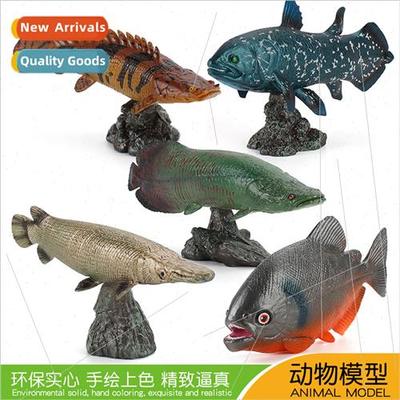Children freshwater ornamental fish model piranha crocodile
