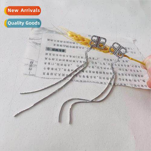 Sense letters whout ear holes ear bone new tide Korea simple
