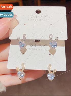 Koreas925 silver needle exquise small sweet hundred full dia