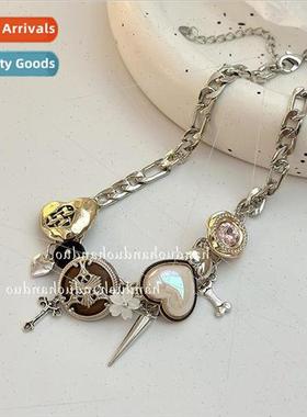 Necklace female niche collar sweet cool spicy girl retro col