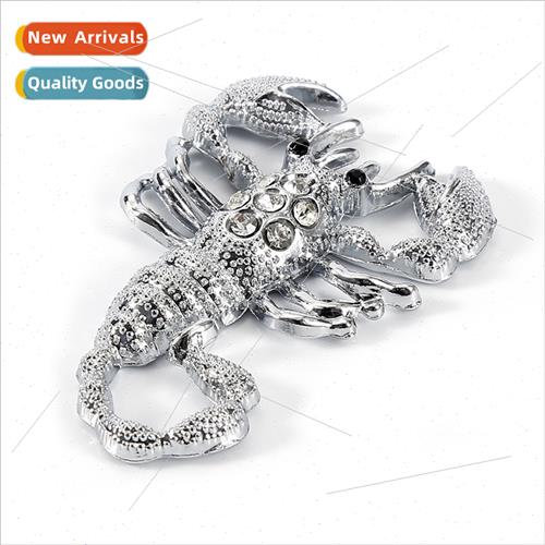 Car metal three-dimensional scorpion wh diamond 3D stereosco