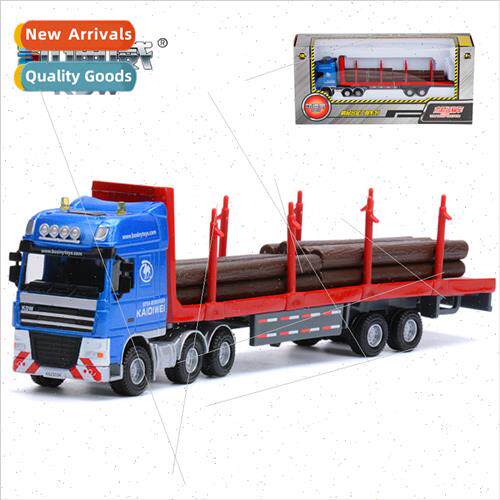 1:50 alloy wood transporter model 625034 children simulation