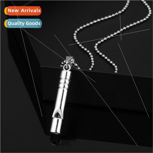 Europe minimalist whistle pendant niche hip-hop stainless st