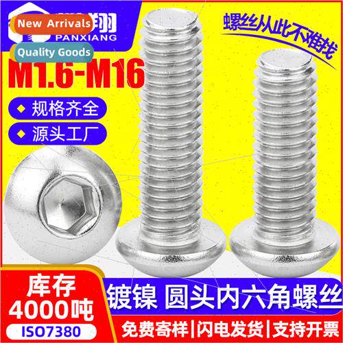 10.9 Iron round head hexagon socket screws pan head socket s