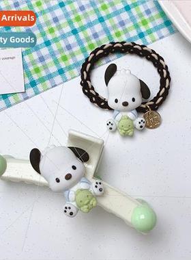 Korea hair accessories puppy girl cute hair circle grab clip