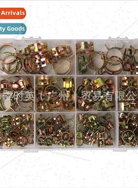 155PCS Boxed Colorful Zinc Plated Elastic Hoops 6-22mm Japan