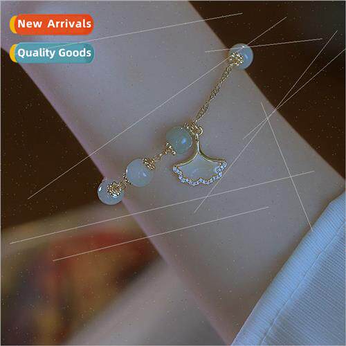 Ginkgo biloba bracelet women ins niche premium 2022 new clea