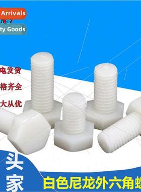 Whe plastic hexagon bolts Nylon hexagon socket head cap scre