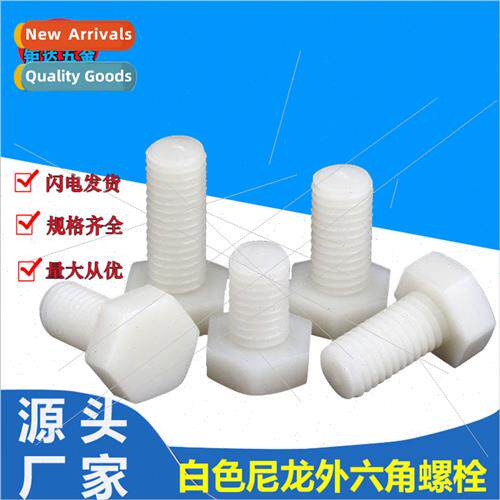 Whe plastic hexagon bolts Nylon hexagon socket head cap scre
