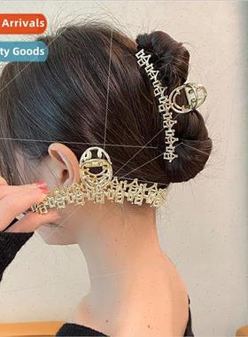 Metal Plate Hair Grip Clip Female Korea Shark Clip Hair Volu