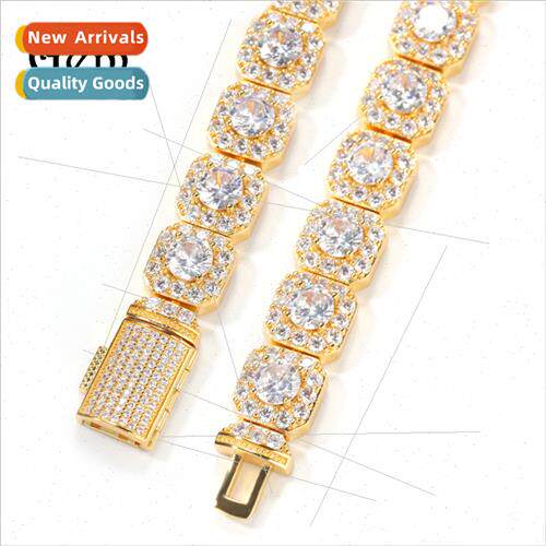 Europe Men New Hip Hop Necklace Zirconia Ice Candy Necklace