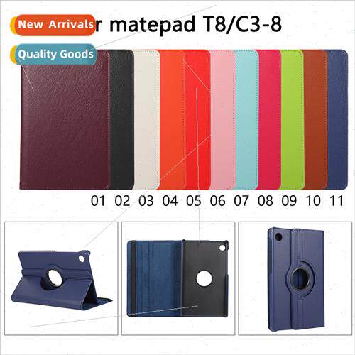 适用C3 case 8 inch matepad T8 tablet leather case BZD-AL00 r