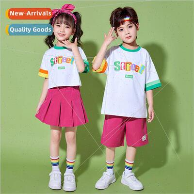 Childrens Cheerleading Group Chorus Dance Permance Elementar