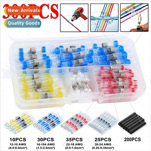 300 400 500PCS WaterproSolder Ring Heat Shrinkable Medium Tu