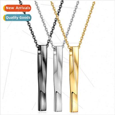 Japan Spiral  Tanium Necklace Mobius  Men Women Hip Hop Rap