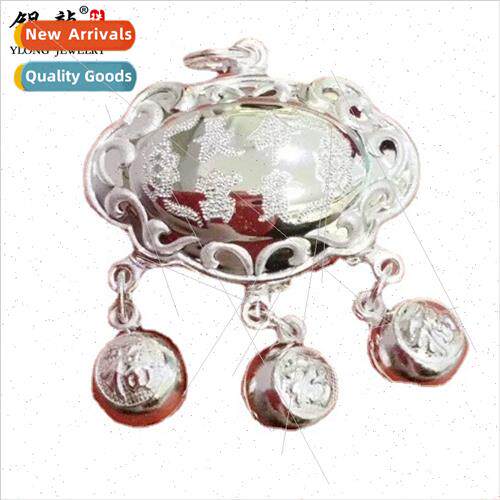Baby silver locks package 999 baby pendant baby long life lo