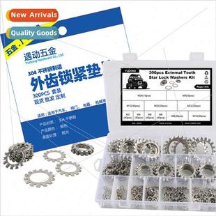 300pcs 11 kinds specifications 304 Stainless external teeth
