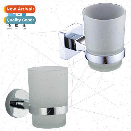 Wash Cup Holder Zinc Alloy Kchen Glass Wall Mounted ngle Cup