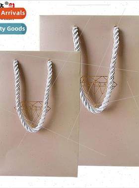 Gold Tote Stamping  Bags Whe Cardboard Packaging Bags Jewelr