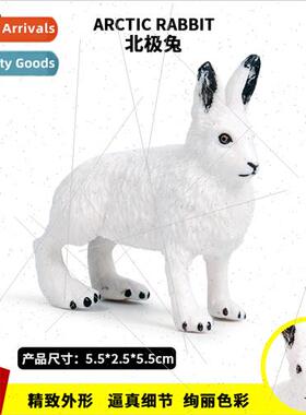 Solid mini simulation animal model Arctic rabb rabb children