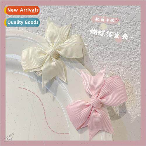 Bow hair clips 2021 new headdress Korea side clips girls cut