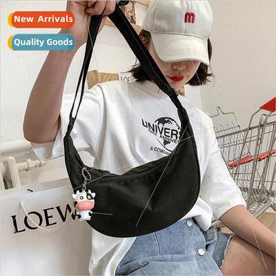 Korea Fashion mple Nylon Dumpling Bag Ladies 2023 New Large