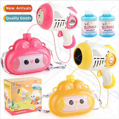 Children leisure bubble toys cat electric bubble blowing gun