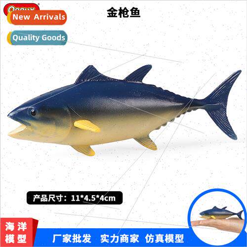 simulation model toys solid static tuna tuna plastic ornamen