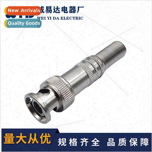 Gold-plated BNC no-solder head SDI no-solder Q9 head screw m