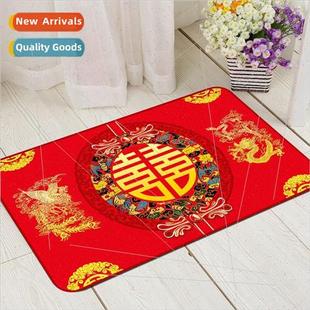 Wedding floor mat home wedding living room bedside rug entry