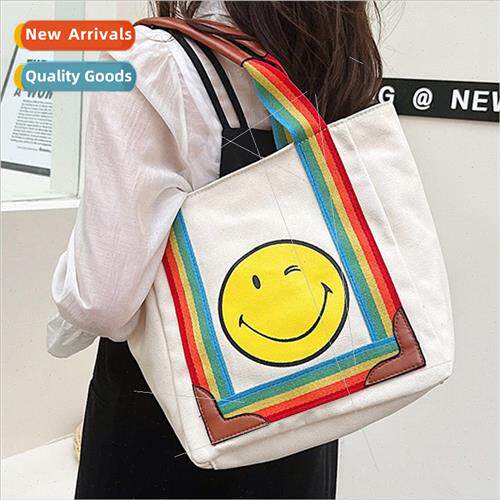 Autumn winter new high-color value canvas Tote bag ladies co