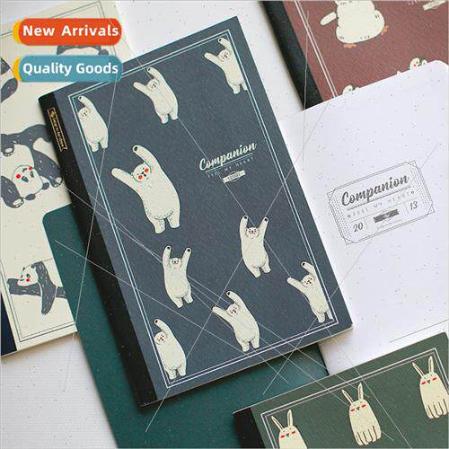 A5 Animal ghtweight Square Notebook Grid Student Book Panda