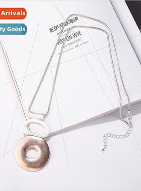 Necklace Europe Geometric Long Alloy Necklace Ladies SColor