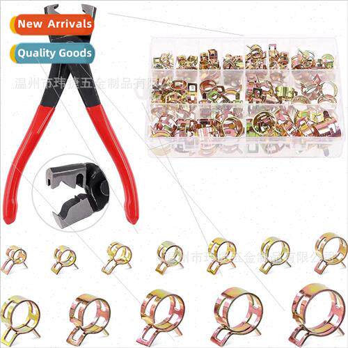120pcs box zinc plated spring hose clamps 7-22mm 12 sizes ho